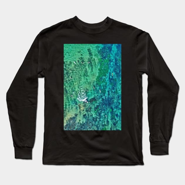 Crystal Clear Surf. Long Sleeve T-Shirt by incredi